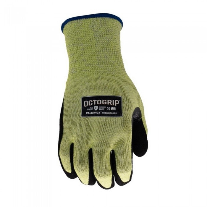 Front - Octogrip Unisex Adult Level 5 Safety Gloves