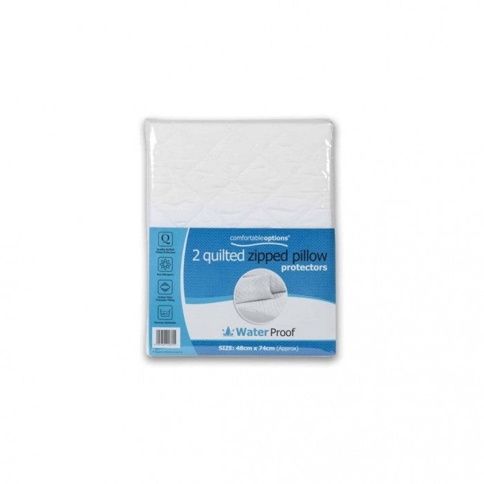 Front - Ottoman Waterproof Pillowcase (Pack of 2)