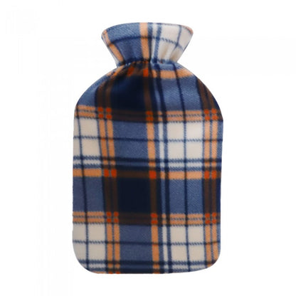 Front - Hearth and Home Checkerboard 2L Fleece Hot Water Bottle Cover