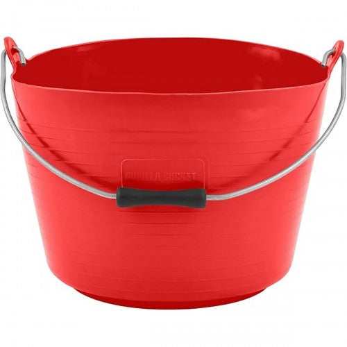 Front - Red Gorilla Flexible 22L Bucket