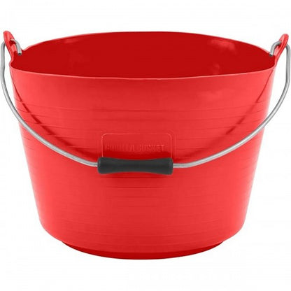 Front - Red Gorilla Flexible 22L Bucket