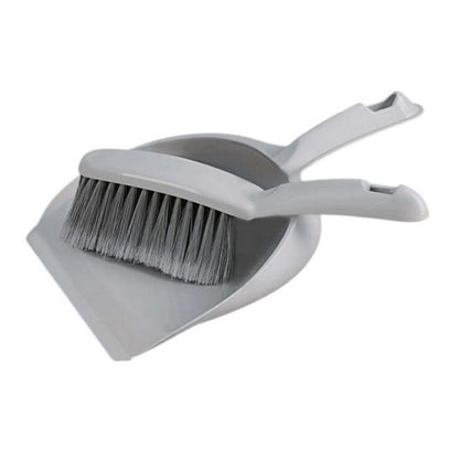 Front - SupaHome Plain Dustpan and Brush Set