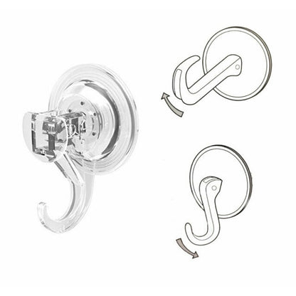 Clear - Back - Premier Christmas Wreath Hanger Suction Clamp