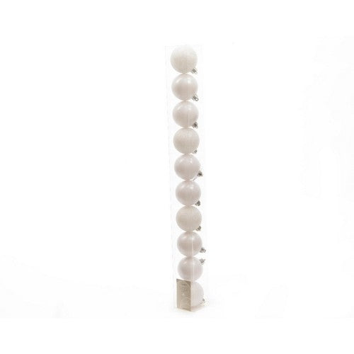 Front - Kaemingk Plain Shatterproof Baubles (Pack Of 10)