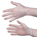 Front - Aurelia Delight PD Clear Powdered Vinyl Gloves (Pack Of 100)