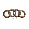 Front - Universal Wood Curtain Rings (Pack of 4)