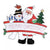 Front - Premier Santa With Snowman Window Sticker