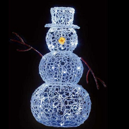 Front - Premier Acrylic LED Snowman