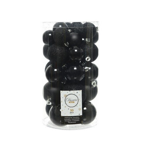 Front - Kaemingk Shatterproof Christmas Baubles (Pack Of 30)