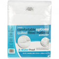 Front - Comfortable Options Waterproof Mattress Protector