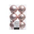 Front - Kaemingk Plain Christmas Bauble (Pack of 6)