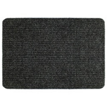 Front - Groundsman Basic Ribbed Indoor Door Mat