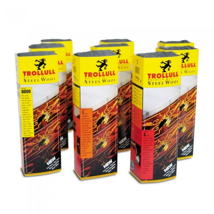 Front - Trollull Grade 000 Steel Wool Rolls