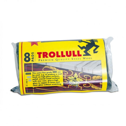 Front - Trollull Grade 3 Scouring Pads (Pack of 8)