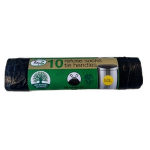 Black - Front - Tidyz Bin Bags (Pack of 10)