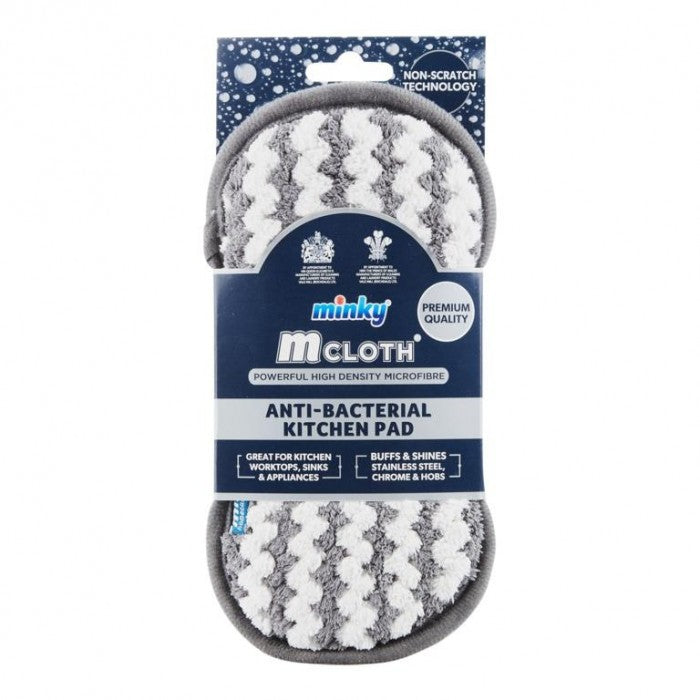 Front - Minky M Cloth Antibacterial Cleaning Pad