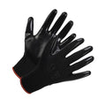 Black - Front - Glenwear Unisex Adult Lightweight Nitrile Glove (Pack of 12)