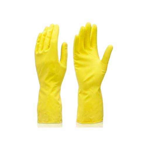 Yellow - Front - Marigold Extra Life Gloves