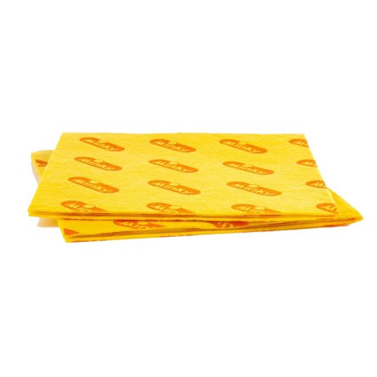 Yellow - Front - Minky Soak Ups Antibacterial Cleaning Cloths (Pack of 2)