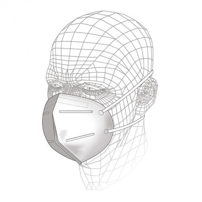 Front - Vitrex Unisex Adult Respirator Mask