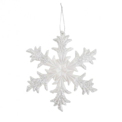 Front - Davies Products Snowflake Tree Decoration