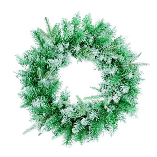 Front - Premier Bluemont Glitter Fir Wreath