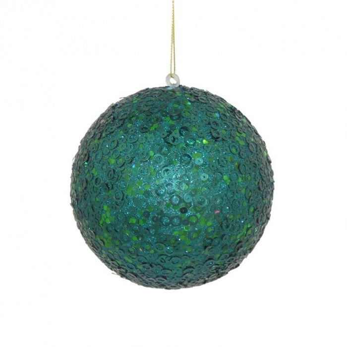 Front - Davies Glitter Sequins Bauble