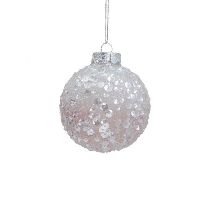 Front - Davies Products Frosted Bauble