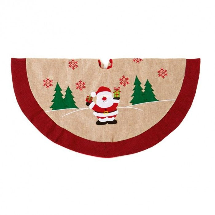 Front - Premier Jute Santa Claus Tree Skirt