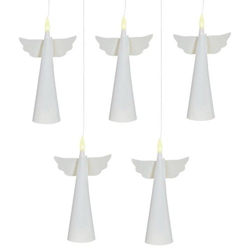 Front - Premier Floating Angels Christmas Decoration (Pack of 5)
