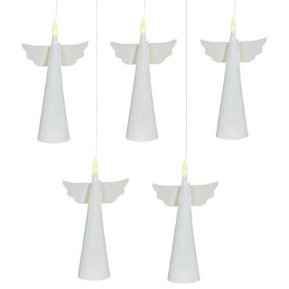 Front - Premier Floating Angels Christmas Decoration (Pack of 5)