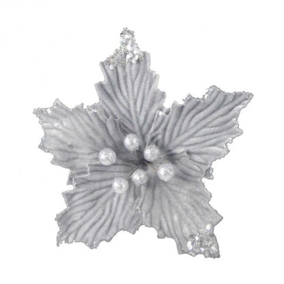 Front - Davies Products Poinsettia Christmas Decoration