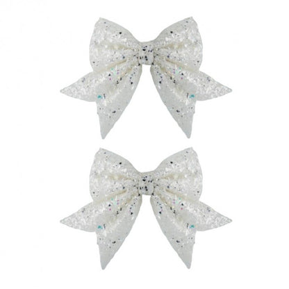Front - Davies Products Frosted Bow Tie (Pack of 2)