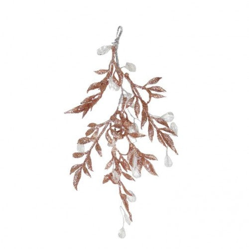 Front - Davies Products Dainty Diamante Drop Christmas Decoration