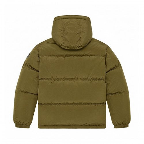 Front - Diesel Mens Plain Hooded Padded Jacket