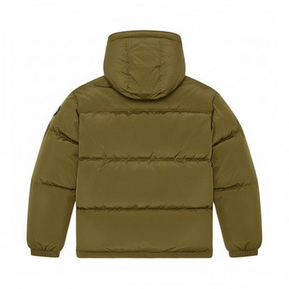 Front - Diesel Mens Plain Hooded Padded Jacket