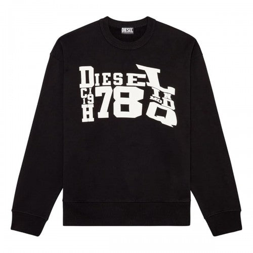 Front - Diesel Unisex Adult Distorted Logo Sweatshirt