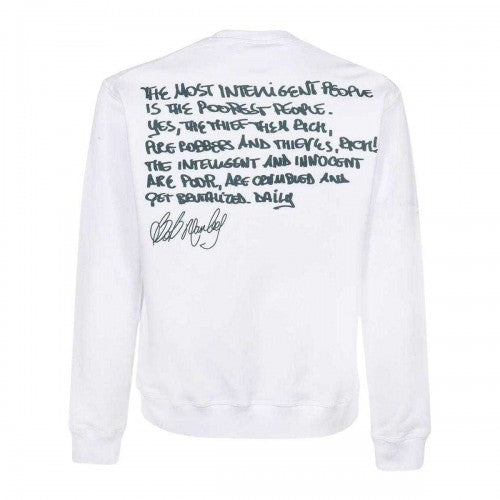 Front - DSquared2 Mens Bob Marley Cool Fit Sweatshirt