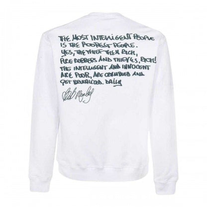 Front - DSquared2 Mens Bob Marley Cool Fit Sweatshirt