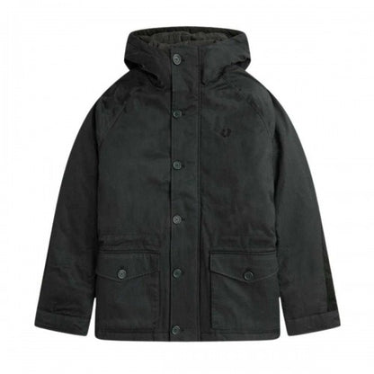 Front - Fred Perry Mens Snorkel Short Parka