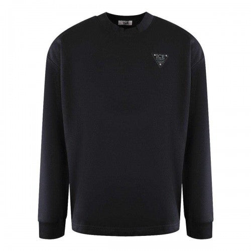 Front - Ice Iceberg Unisex Adult Triangle Logo Crew Neck Sweatshirt