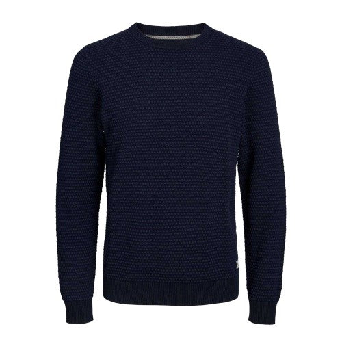 Front - Jack And Jones Mens Bronwood Knitted Sweatshirt