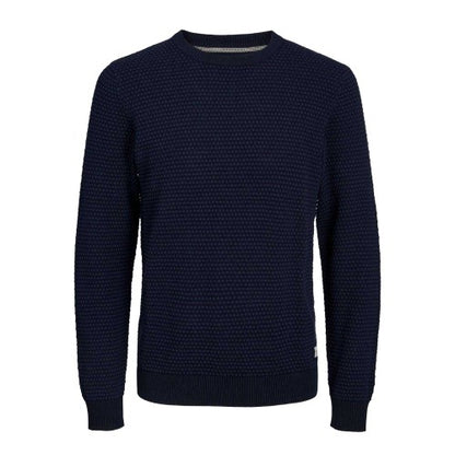 Front - Jack And Jones Mens Bronwood Knitted Sweatshirt