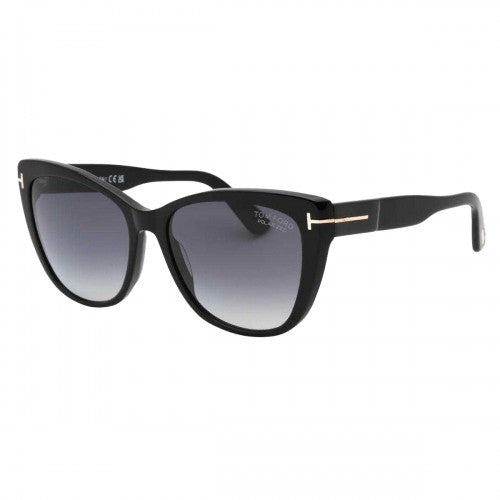 Front - Tom Ford Womens/Ladies Smoke Polarised Sunglasses