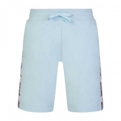 Front - Moschino Mens Branded Tape Shorts
