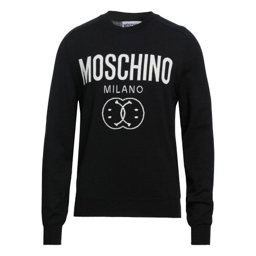 Green - Front - Moschino Mens Milano Jumper