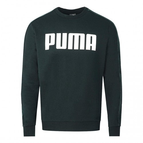 Front - Puma Unisex Adult Logo Velvet Taped Sweatshirt