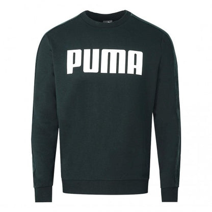 Front - Puma Unisex Adult Logo Velvet Taped Sweatshirt