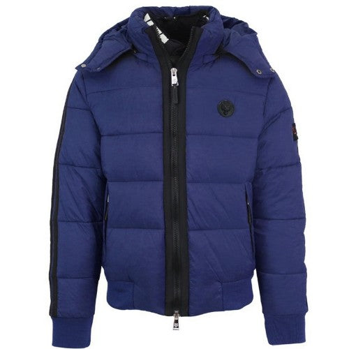 Front - Plein Sport Mens Taped Sleeve Padded Jacket