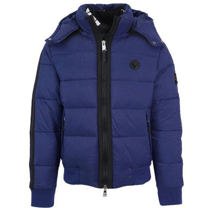 Front - Plein Sport Mens Taped Sleeve Padded Jacket